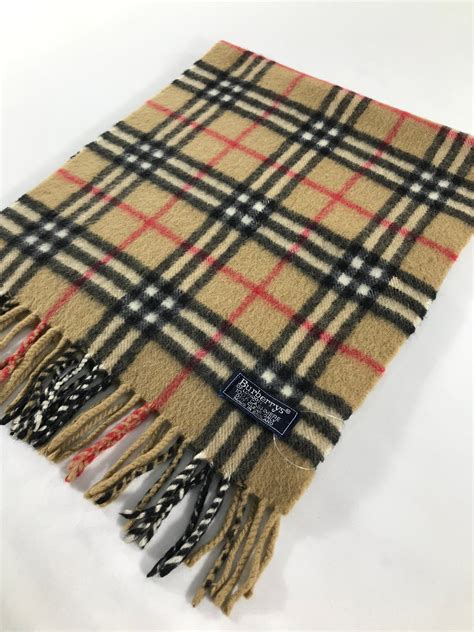 vintage burberry cashmere scarf